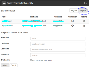 vmware 2Bxvmotion 2Btool 2Badd 2Bvcenter -