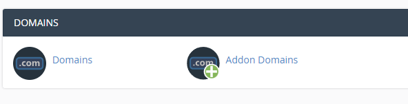 How to Point Cloudflare Registered Domain Name to your Web Hosting / cPanel account 3 image Configure the addon domain in cPanel Basic theme